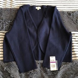 NWT Maison Jules Navy Blue Cardigan